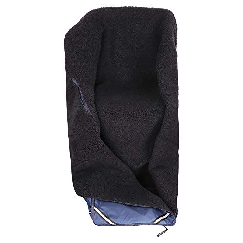 Kaiser Naturfellprodukte 999005 - Saco para Silla de Ruedas (vellón, tamaño Universal), Color Azul