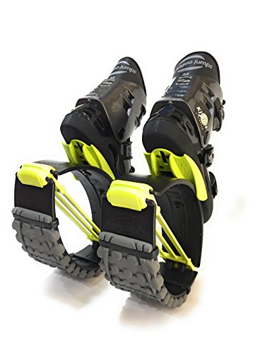 KangooJumps - Zapatillas de Rebote Unisex para Adulto KJ XR3 (Negro/Amarillo) Talla L 42/44, L 42-44