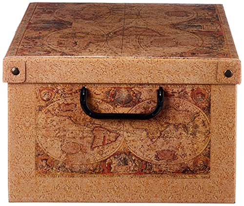 Kanguru Caja de Almacenamiento en cartòn Lavatelli, Modelo Marco Polo, Media 32x42x21cm (028 MP)