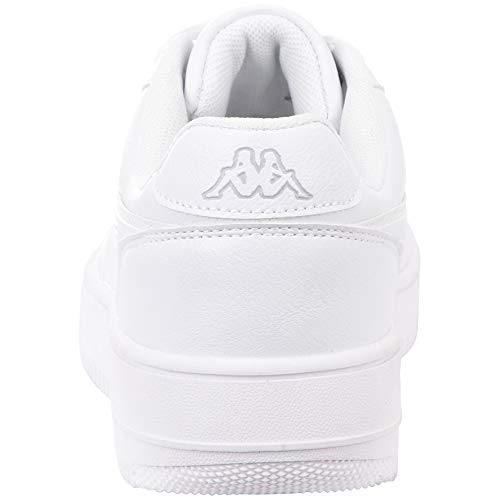 Kappa Bash, Zapatillas Unisex Adulto, Blanco (White/L`Grey 1014), 44 EU