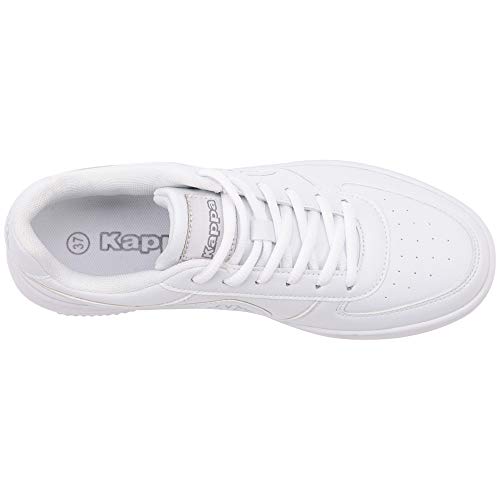 Kappa Bash, Zapatillas Unisex Adulto, Blanco (White/L`Grey 1014), 44 EU