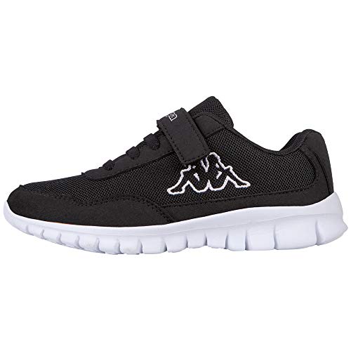 Kappa Follow, Zapatillas, Negro (Black/White 1110), 35 EU