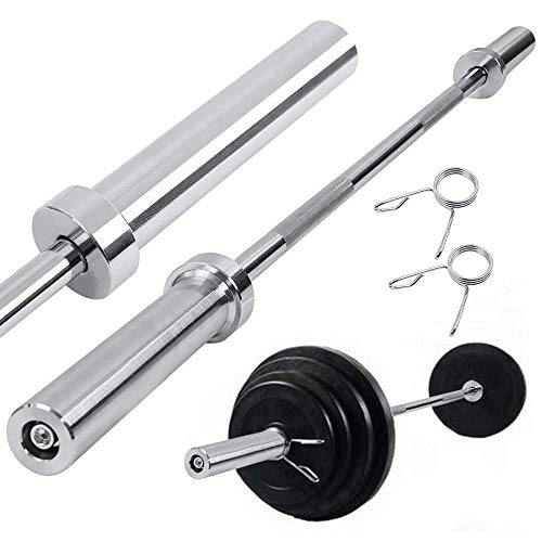 KDLK Barra de Barbell, Barra de Barra Antideslizante Olimpia con Superficie de Agarre moleteada, Barras de Barbell Barra para la Fuerza y ​​Entrenamiento del núcleo 1.2/1.5m Ø 50mm (Size : 120cm)