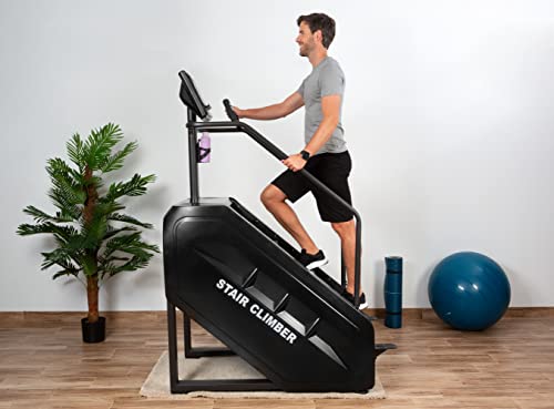 KEIZAN STAIRMASTER® Escalera Fitness - Negro - Diseño Profesional, Ejercicio Completo – Materiales Resistentes y duraderos – Panel de Control