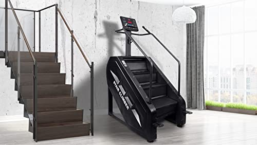 KEIZAN STAIRMASTER® Escalera Fitness - Negro - Diseño Profesional, Ejercicio Completo – Materiales Resistentes y duraderos – Panel de Control