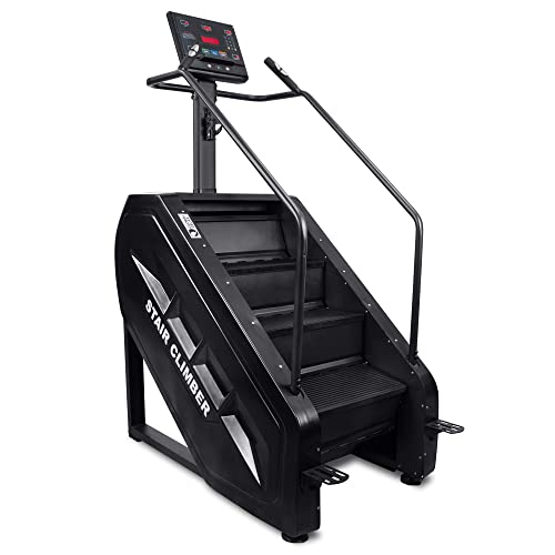 KEIZAN STAIRMASTER® Escalera Fitness - Negro - Diseño Profesional, Ejercicio Completo – Materiales Resistentes y duraderos – Panel de Control