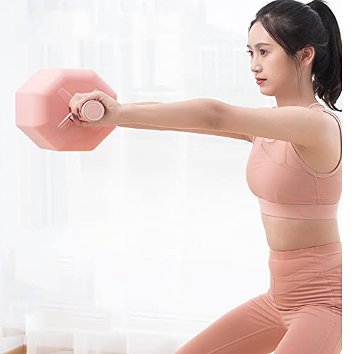 Kettlebell Ajustable Hombres y Mujeres Inicio Equipo Deportivo Pérdida de Peso y Abdomen Fitness Mancuernas (Rosa, Azul) (Color : Pink)