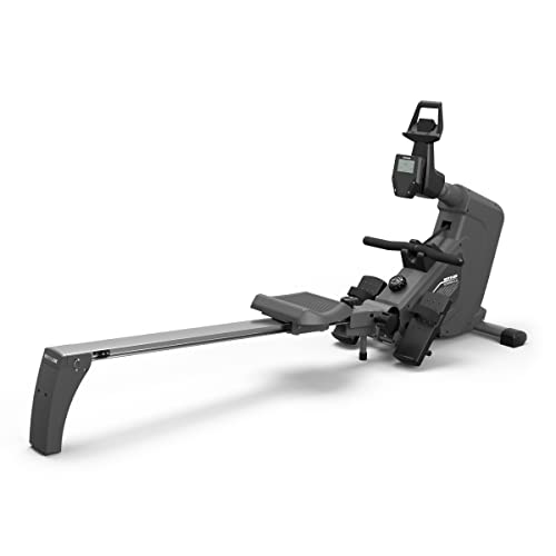 KETTLER Máquinas de Remo Rower 2.0 | 4 kg de Masa de Volante | 8 Niveles de Resistencia | móvil Gracias al Funcionamiento con batería | Sistema de Freno magnético | Ruedas de Transporte