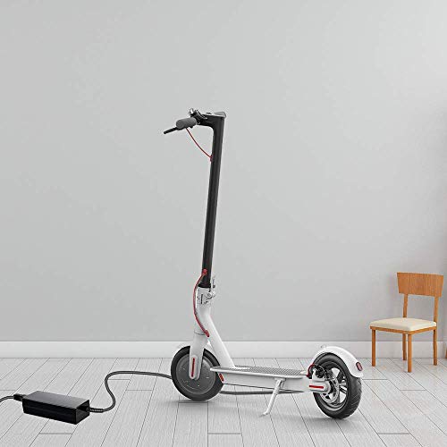 KFD Cargador de batería 42V 2A Fuente de alimentación para Patinete Xiaomi M365 Mijia Model HT-A09-71W Pro2 Essentials 1S Adaptador, Segway Ninebot ES1 ES2 ES4 2S3, Lime-S Scooter Bicicleta eléctrico