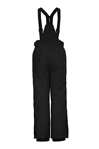 Killtec Gandara Jr Pantalón de esquí Funcional con Cremallera, Nieve y protección de los Bordes, Niñas, Negro, 152