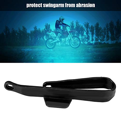 KIMISS Protector de basculante para motocicleta, deslizador de cadena, cubierta de protección para basculante trasero, protector de cadena para BSE Bosuer(Negro)