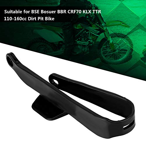 KIMISS Protector de basculante para motocicleta, deslizador de cadena, cubierta de protección para basculante trasero, protector de cadena para BSE Bosuer(Negro)