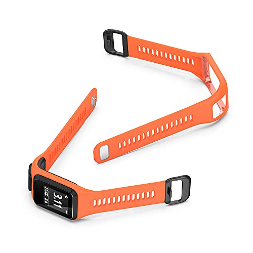 KINKUUN Correas para relojes Compatible con TomTom Runner 2/3 Spark/3 Cardio + Music Pulseras de repuesto.Correa de Reloj.(naranja)