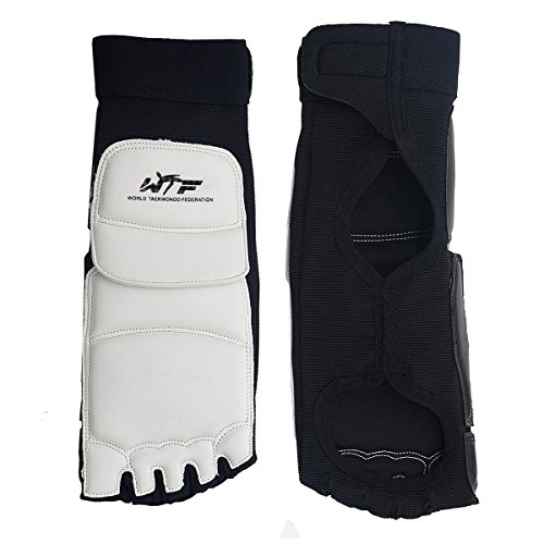 Kitchnexus Taekwondo PU Protectores De Pies Karate Pads, Tobillera para Artes Marciales, Saco de Boxeo y Entrenamiento