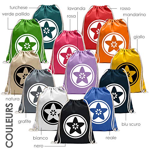 KIWISTAR - Tanque de problemas Pointer Tank Fuel Fun - Fun mochila deportiva bolsa fitness Gymbag compras algodón con cordón, Naturaleza, Medium