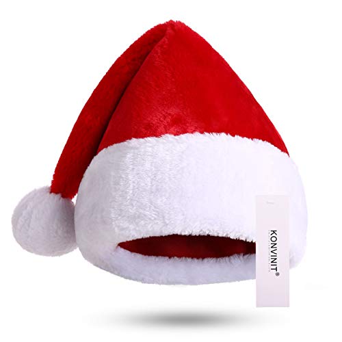 KONVINIT Gorro Navideño para Niño Gorro Santa Claus Gorro de Papá Noel Bambino Roja para niños Chica Sombrero Gorras Padre