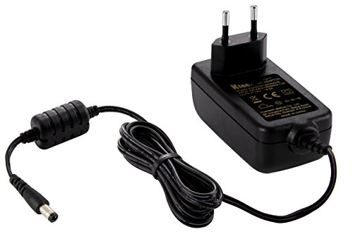 Ktec Alimentador Universal 12 V / 3 A (3000mA) Conector: 5,5mm x 2,5mm, Cable eléctrico 183 cm, Negro