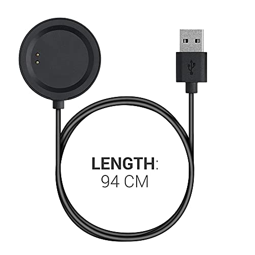 kwmobile Conector de Carga Compatible con OnePlus Smart Watch - Cable USB con Base de conexión para Fitness Tracker y smartwatch