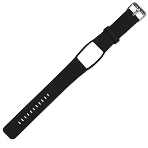 kwmobile Pulsera Compatible con Polar A360 / A370 - Correa para Reloj Inteligente Silicona TPU Negro