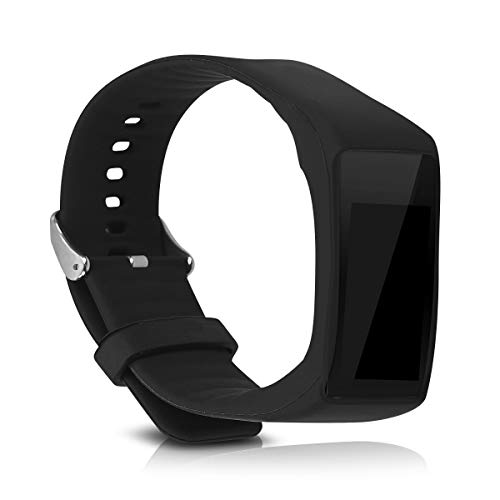 kwmobile Pulsera Compatible con Polar A360 / A370 - Correa para Reloj Inteligente Silicona TPU Negro