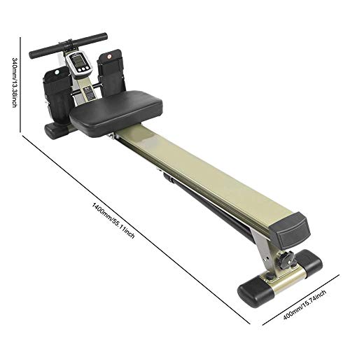 Lahomie Home Máquina de remo para ejercicios cardiovasculares para interiores y gimnasios