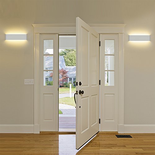 Lámpara de Pared LED 2 unidades, 16 W Lámpara de Pared Moderna Para Interior Para Lámpara de Baño, Salón, Dormitorio, Escalera, Pasillo, Iluminación de Pared, Blanco Cálido 3000K