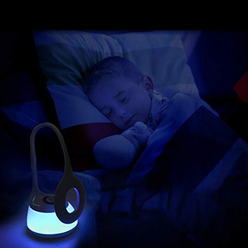 Lámpara para escritorio, LED de colores regulable, LED, 3 niveles de brillo (leer, estudiar y relajarse), brazo flexible, control táctil, puerto USB, Base Height 3.27 Inch, R2 3.20watts 5.00volts