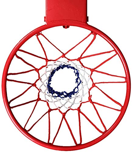 LATERN 2 X Red De Baloncesto Servicio Pesado para Todo Clima, Red De Baloncesto De 12 Aros Estándar Reemplazo Se Adapta A Llantas Interiores O Exteriores