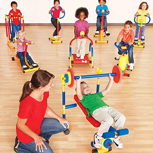 LDIW Equipo De Ejercicio Divertido Y Fitness, Banco Multifunción, Silla Romana Banco Ajustable para Abdominales, Banco Declinado para Niños