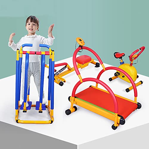 LDIW Máquina De Remo para Casa para Niños Y Niñas De 4 A 12 Años Resistencia Hidráulica De Riel Simple Adecuado para 90-140 Cm