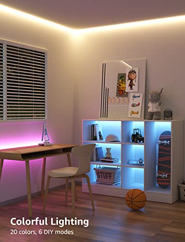 LE Tiras LED 5M, Luces LED Habitación 5m con Control Remoto y Adaptador Corriente, Tira LED RGB 150 5050 Cinta LED, Multicolor y Regulable, Strip Tiras Para Decoración de TV, Techo, Dormitorio, Bares