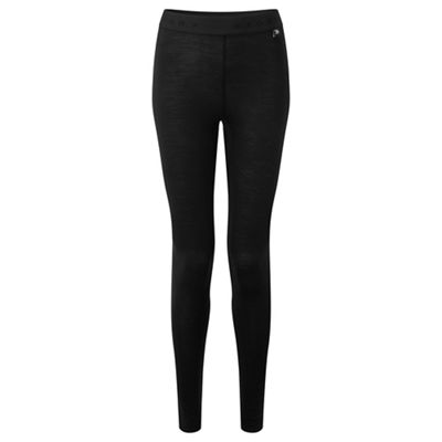 Leggings para mujer Föhn Merino (175) AW21 - Negro - UK 10, Negro