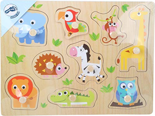 Legler - Puzzle para Encajar con diseño Animales del Zoo, de Madera (4763.0)