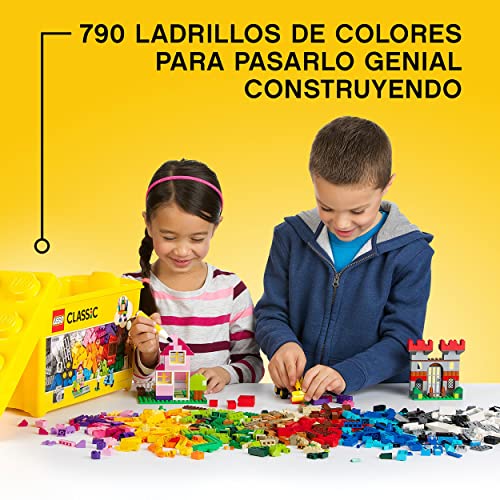 LEGO 10698 Classic Caja de Ladrillos Creativos Grande, Juego de Construcción para Niños y Niñas 4 años