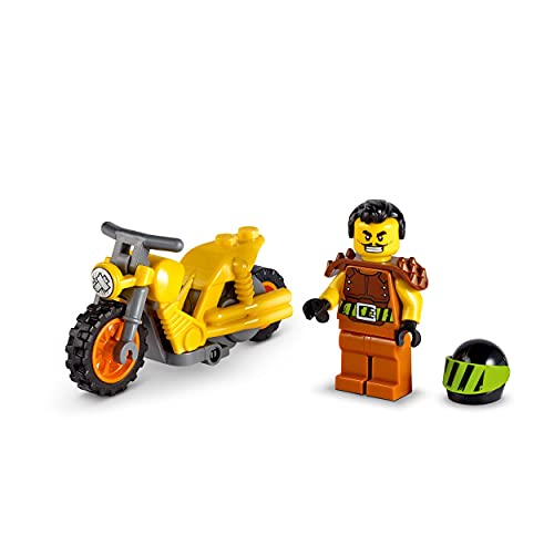 LEGO 60297 City Stuntz Moto Acrobática: DemoliciónJuguete con Moto con Rueda de Inercia y Mini Figura del Piloto para Niños 5 años