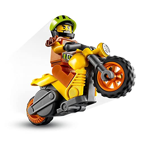 LEGO 60297 City Stuntz Moto Acrobática: DemoliciónJuguete con Moto con Rueda de Inercia y Mini Figura del Piloto para Niños 5 años