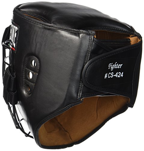 León 1947 Fighter, Casco Unisex-Adulto, Unisex Adulto, Fighter, Negro, Large