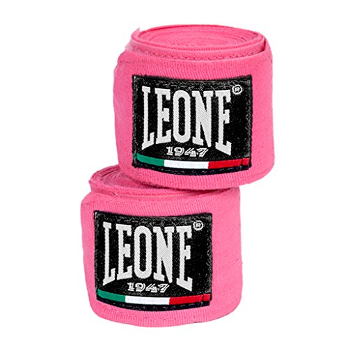 LEONE 1947 AB705 - Vendas de Boxeo, Color Rosa, tamaño 2,5m