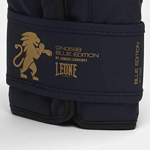 Leone 1947 - Guantes de Boxeo Blue Ed, Unisex, para Adulto, Azul, 12 oz