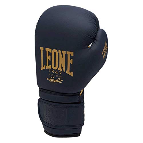 Leone 1947 - Guantes de Boxeo Blue Ed, Unisex, para Adulto, Azul, 12 oz