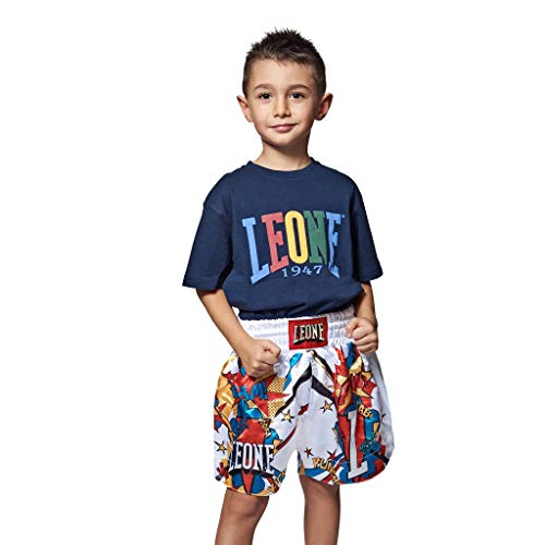 Leone 1947 Hero Pantalón Corto, Color Blanco, X-Large Unisex niños