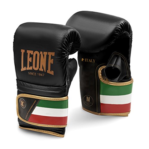 LEONE 1947 Italia - Guantes de Saco Unisex para Adultos, Negro, Talla M