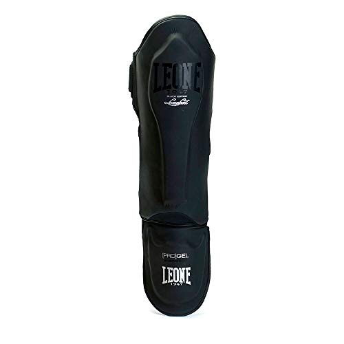 LEONE 1947 Pt119 Espinilleras, Unisex Adulto, Negro, S