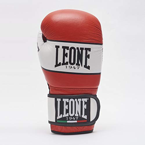 Leone 1947 Shock guantes de boxeo., Unisex adulto, Shock, rojo