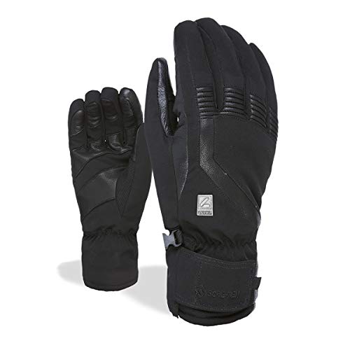 Level I- Super Radiator Gore-Tex, Guante de esquì para Hombre, Negro, 8