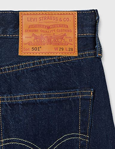 Levi's 501 Original Fit- Vaqueros para hombre, Azul (Onewash 101), W30/L30