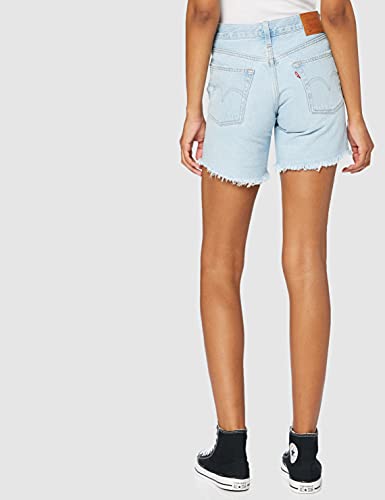 Levi's 501 Rolled Short Pantalones Cortos, Luxor Erosion, 24 para Mujer