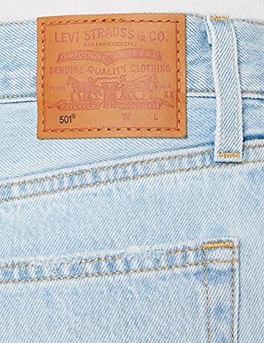 Levi's 501 Rolled Short Pantalones Cortos, Luxor Erosion, 24 para Mujer