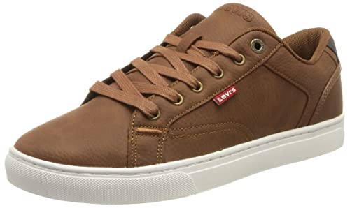 Levi's Corto, Zapatillas Hombre, marrón, 44 EU