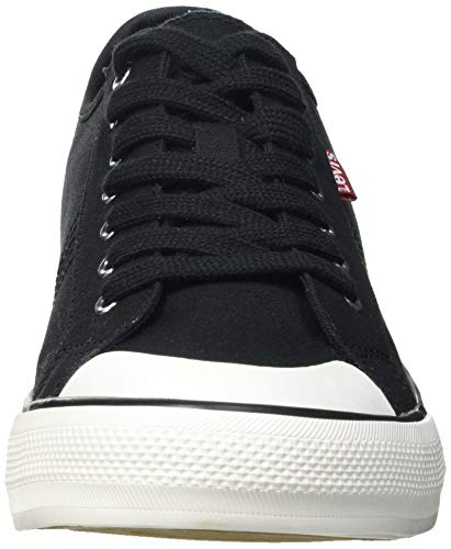 Levi's Hernandez, Zapatillas Hombre, Regular Black, 43 EU